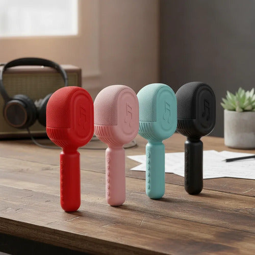 Micrófono Inalámbrico Karaoke Bluetooth Recargable Tws 3w Aleatorio
