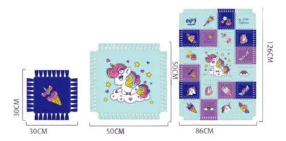 Juego Creativo Manta Unicornio Para Anudar 21 Piezas