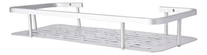 Repisa Colgante Baño Ducha Estante Aluminio Plateado Plateado