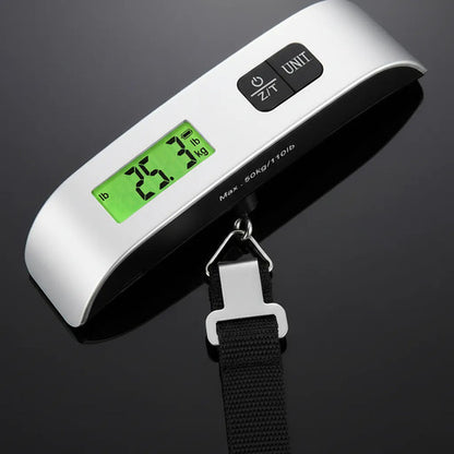Balanza Digital Portatil 50kg Valija Precision Lcd Multiuso Blanco 50 Kg