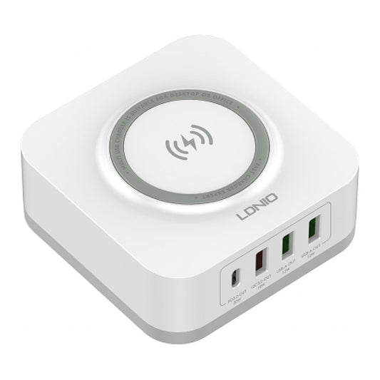 Cargador Pared Inalambrico 32w Carga Rapida Usb + Tipo C