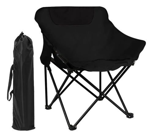 Set X2 Silla Plegable Camping Jardin Playa Reforzada 130kg
