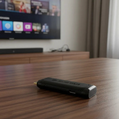 Tv Stick 4k 2gb Ram 16gb Wifi Ios Android Convertidor Smart Negro De Voz