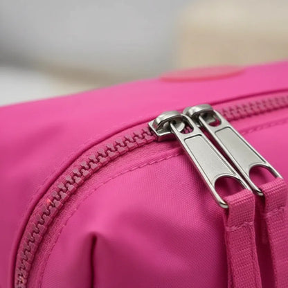 Neceser Maquillaje 2 Niveles Organizador Bolso Estuche 23cm Fucsia