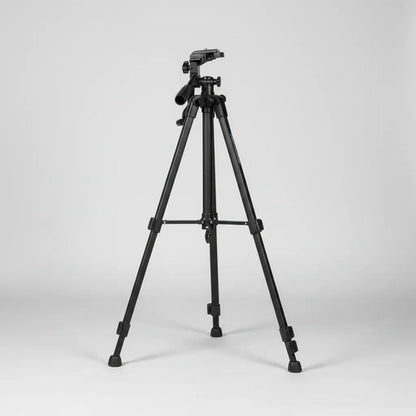 Tripode Soporte Celular Camara Altura 1.4m Aluminio Giro 360 Negro