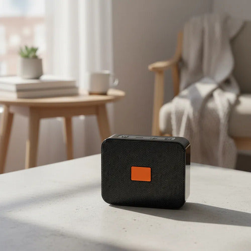 Parlante Bluetooth Portátil Usb Tf Fm 5w Compacto Recargable Negro