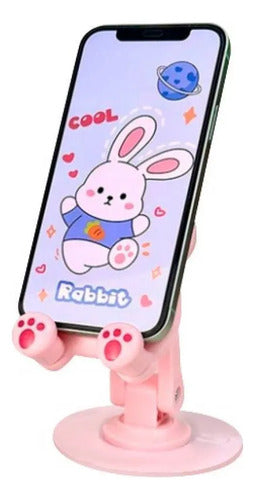 Soporte Celular Animales Mesa Ajustable 360 Escritorio Auto Aleatorio