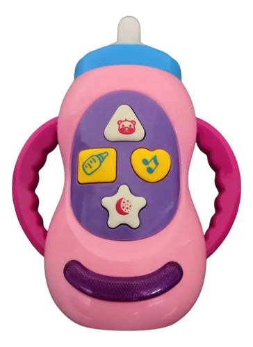Juguete Infantil Didactico Mamadera Con Luz Y Sonido Niños