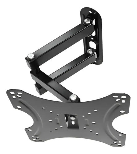 Soporte Tv 14 A 42 Pulgadas Brazo Articulado 35kg Color Negro