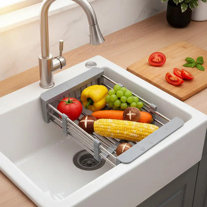 Escurridor Extensible Pileta De Acero Inoxidable Cocina Varios