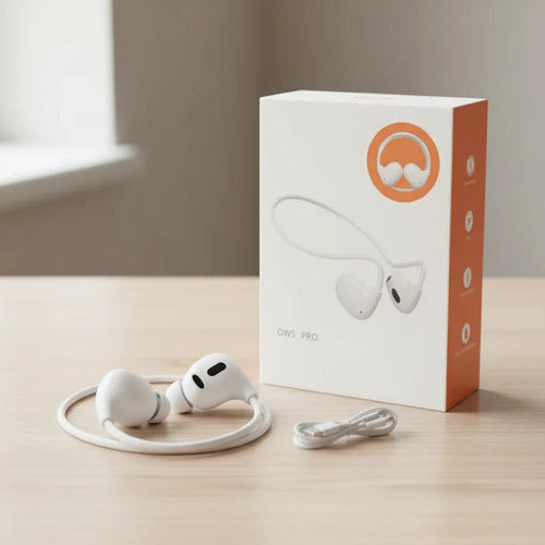 Auriculares Inalambricos Deportivos Manos Libres Bluetooth Blanco