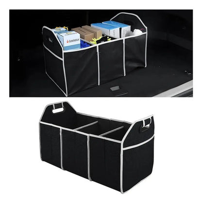 Organizador Para Maletero Valija Baul Auto Multiuso Lisa Negro