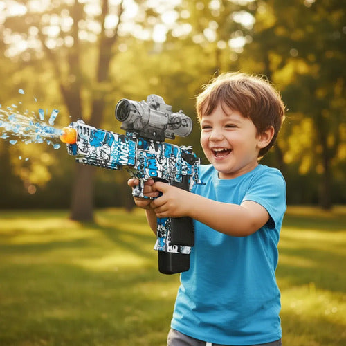 Pistola Hidrogel Infantil Recargable Dardos Blandos Juguete Aleatorio