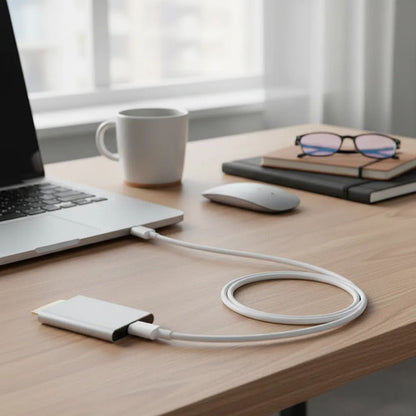 Cable De Datos Tipo C A Tipo C Carga Rapida 2 Metros Usb Blanco