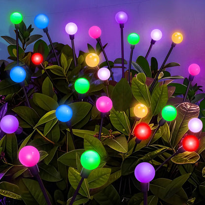 Set X6 Luces Solares Led Jardin Estaca Lampara Exterior Foco