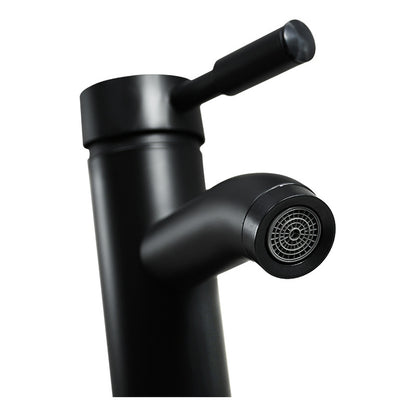 Canilla Negra Para Lavatorio Baño Monocomando Mezcladora