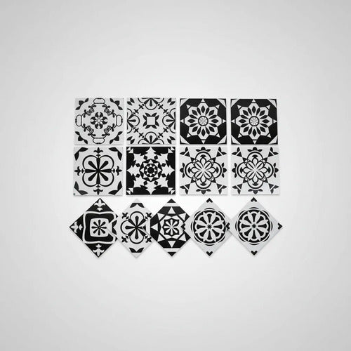 Set Placas Azulejo Adhesivo Vinilo Decorativo Pared Pack X10 Aleatorio