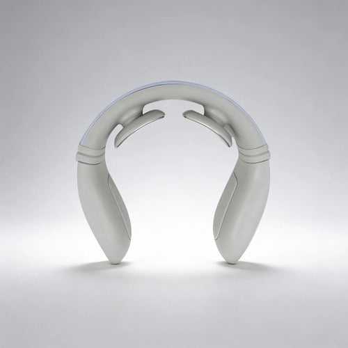 Masajeador Cuello Portatil Ergonomico 3 Niveles Cervical Celeste