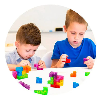 Bloques Magnéticos Tipo Tetris 6 Piezas Didácticos Infantil 6