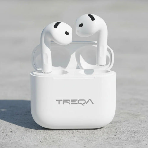 Auricular Bluetooth Inalámbrico Batería Audio Stereo Hd 10m Blanco