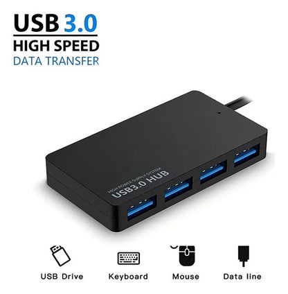 Adaptador Hub Tipo C 4 Puertos 3.1 Alta Velocidad