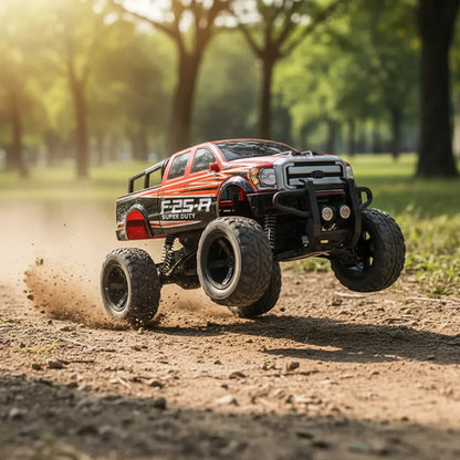 Camioneta 4x4 Control Remoto Todoterreno Escala 1:14 Rojo Rc Rojo