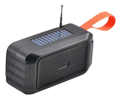 Parlante Portatil Bluetooth Solar Con Radio Fm 5w 800mah Aleatorio