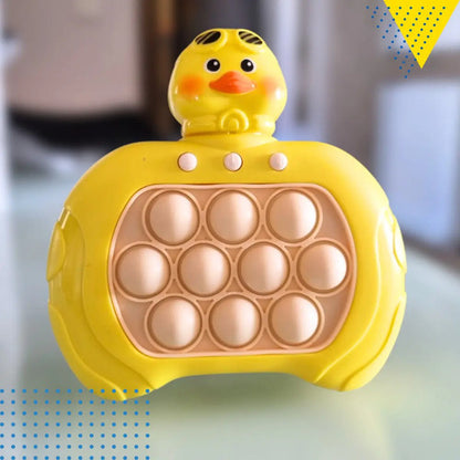 Juego Consola Pop It Pato Electrónica Luz Sonido Infantil Pato Amarillo