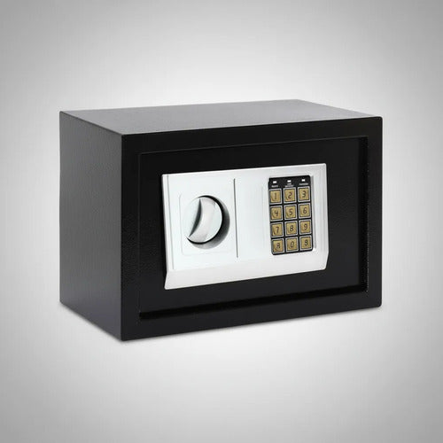 Caja Fuerte Seguridad Digital Teclado Llave Acero Cofre 22l Negro