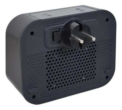 Mini Calefactor Estufa Pared Ceramico Electrico Termico Led Negro