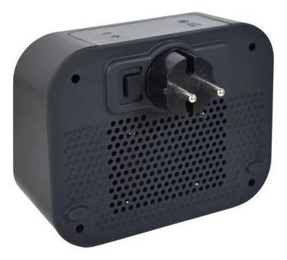 Mini Calefactor Estufa Pared Ceramico Electrico Termico Led Negro
