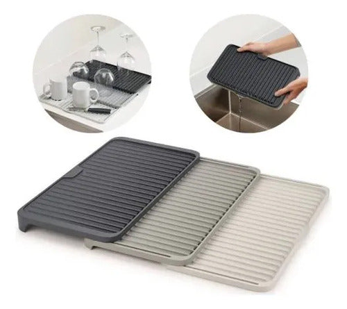 Escurridor Platos Bandeja Extensible Vajilla Plastico Cocina Aleatorio - 3 Colores
