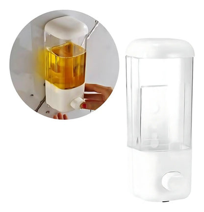 Dispensador Jabon Shampoo Gel Alcohol Cocina Baño 500ml Blanco