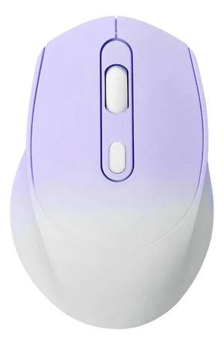 Mouse Inalambrico Recargable Silencioso 3 Botones Notebook Aleatorio - 3 Colores