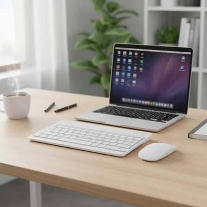 Teclado Y Mouse Inalambrico Bluetooth Recargable Combo