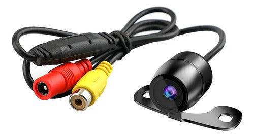 Camara Auto Reversa Vision Nocturna Pantalla Radio + Cables