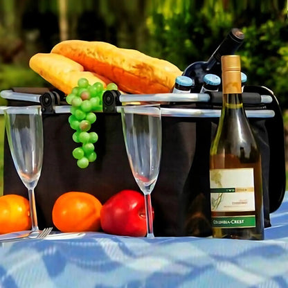 Conservadora Plegable Picnic Camping Multiuso Asas Aleatorio