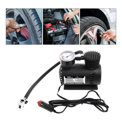 Mini Compresor De Aire 12v Infla Neumaticos Pelotas De Auto