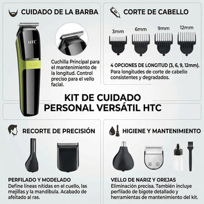 Cortapelo Maquina De Cortar Pelo Hombre Inalambrica Negro