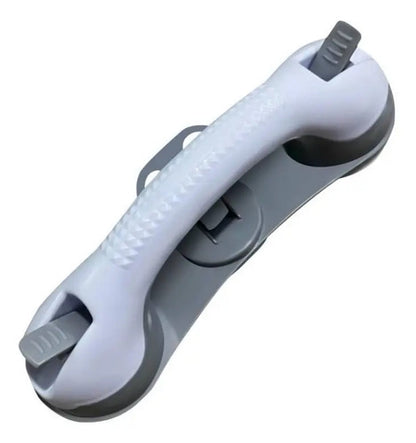 Agarradera Antideslizante Ventosa Para Baño Barra Seguridad Blanco Con Gris
