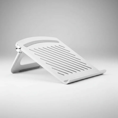 Soporte Base Laptop Notebook Portatil Plegable Ajustable Blanco