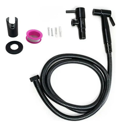 Ducha Higiénica P/inodroro Portatil Tipo Pistola Extensible Color Negro Calidad