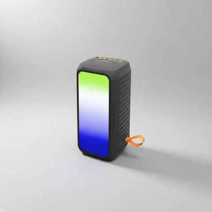 Parlante Bluetooth Portátil Tws Usb Tf Fm Full Led Rgb 5w Negro