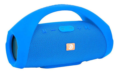 Parlante Inalambrico Bluetooth Ios Android Manija Radio 10w Azul