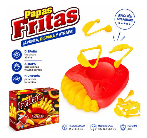 Juego De Mesa Papas Fritas Habilidad Familiar Infantil