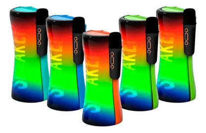 Parlante Bluetooth Portátil 10w Rgb C/micrófono Inalámbrico 5 Colores Segun Stock