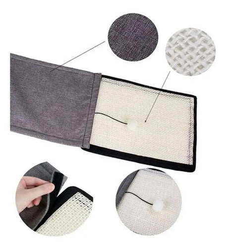 Rascador Gatos Sillon Proteccion Posa Brazos Mascota Varios