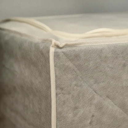 Bolsa Organizadora Ropa Manta Guardarropa Cierre 88x48x52cm Beige