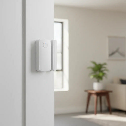Sensor Detector Alarma Apertura Puerta Ventana Wifi App Blanco