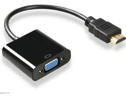 Adaptador Conversor Hdmi X Vga Para Reproducir Un Monitor De Tv Antiguo